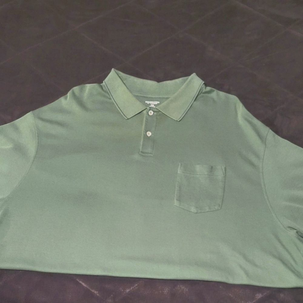 4X Green Polo Shirt
